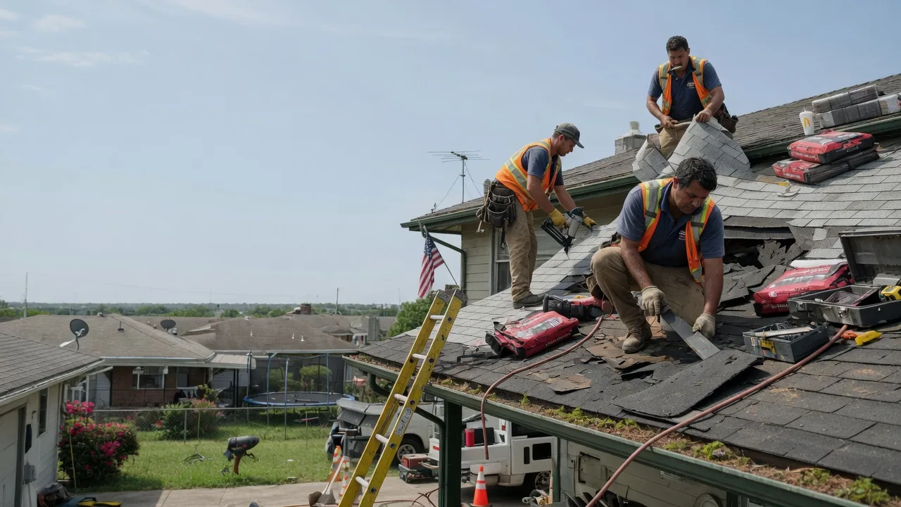 Roof Repair in Lueders, TX near me